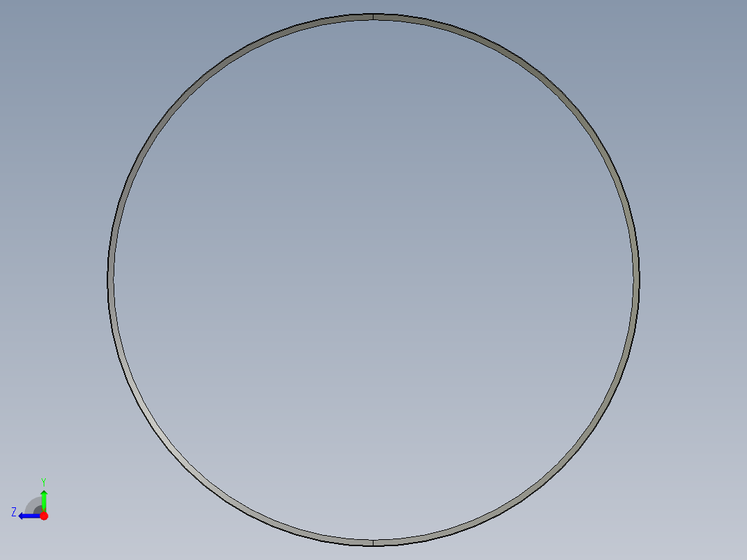 SKF轴向夹持密封CT1型3D模型IGS格式右视图