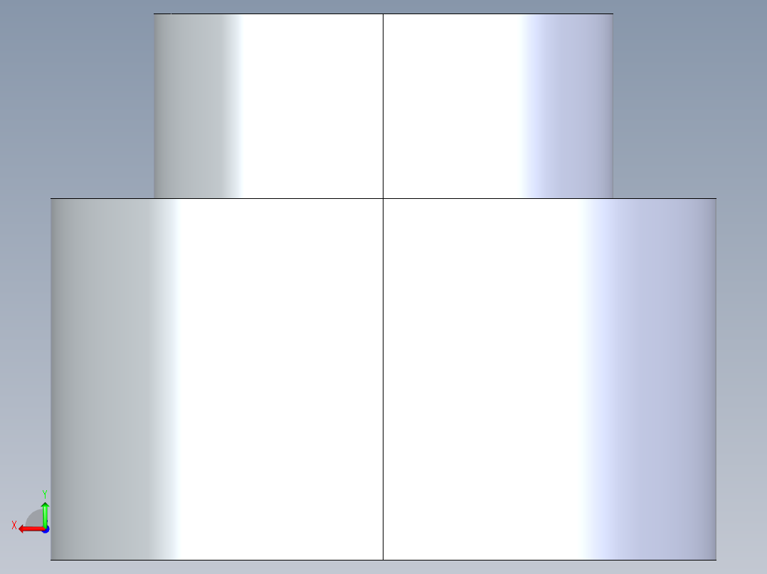 CPVC管件11-Sch80_ReducerCoupling_SxS_9829-338_3in x 2in后视图