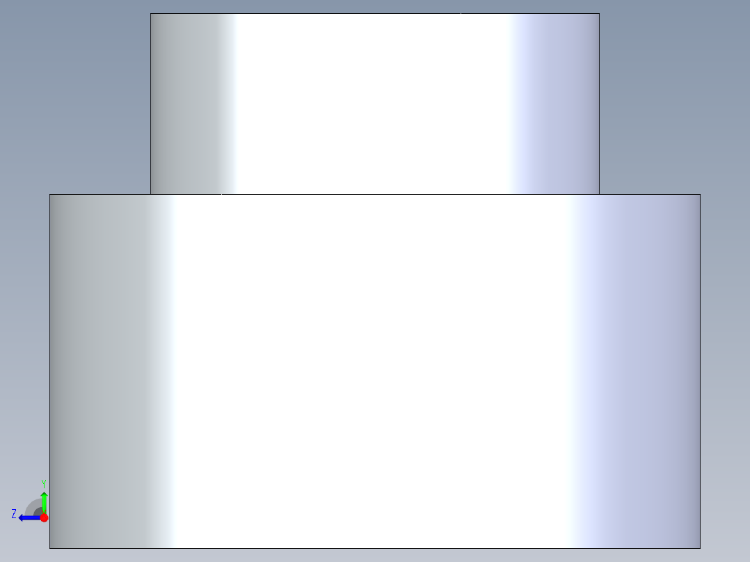 CPVC管件11-Sch80_ReducerCoupling_SxS_9829-338_3in x 2in右视图