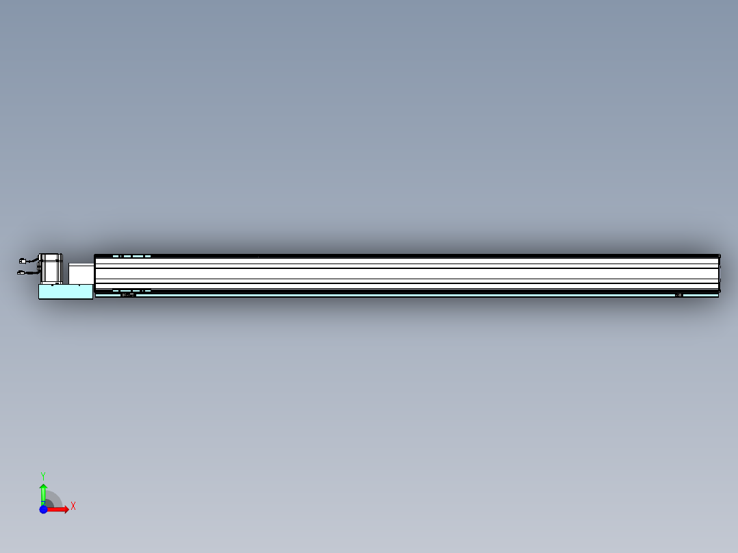 威洛博VBF同步带传动一般环境VBF14-L45-S2000-BL-ZP75-C3前视图