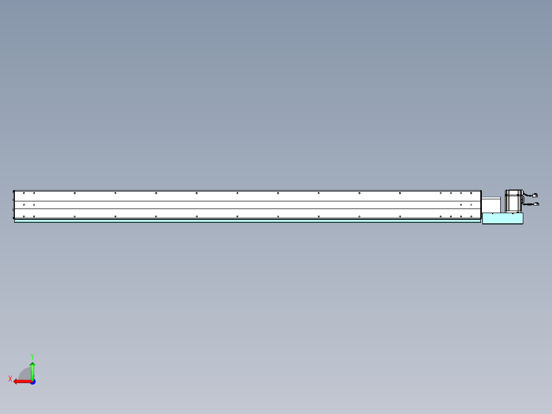 威洛博VBF同步带传动一般环境VBF14-L45-S2000-BL-ZP75-C3后视图