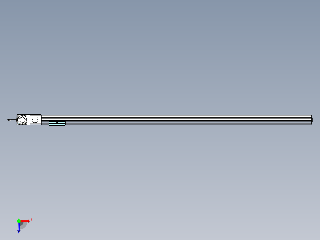 威洛博VBF同步带传动一般环境VBF14-L45-S2000-BL-ZP75-C3俯视图