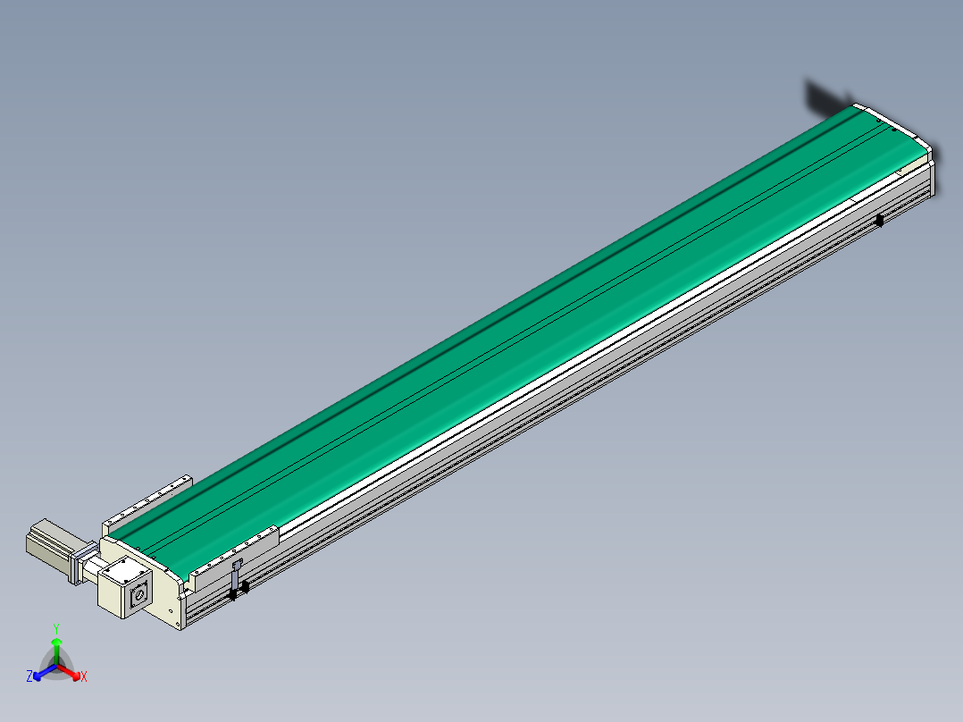 东锦同步带传动-直线滑台模组DH270B-C-L150-S2000-BL-P750W-C3