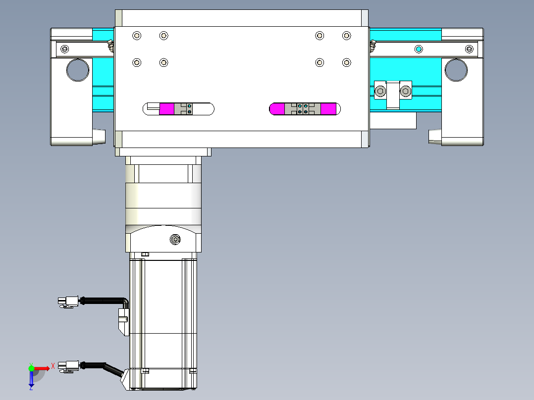 威洛博VG 系列模组VG10Z-L50π-S60-BC-ZP75B-C3-K俯视图