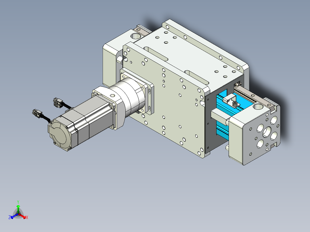 威洛博VG 系列模组VG10Z-L50π-S60-BC-ZP75B-C3-K正等轴测图