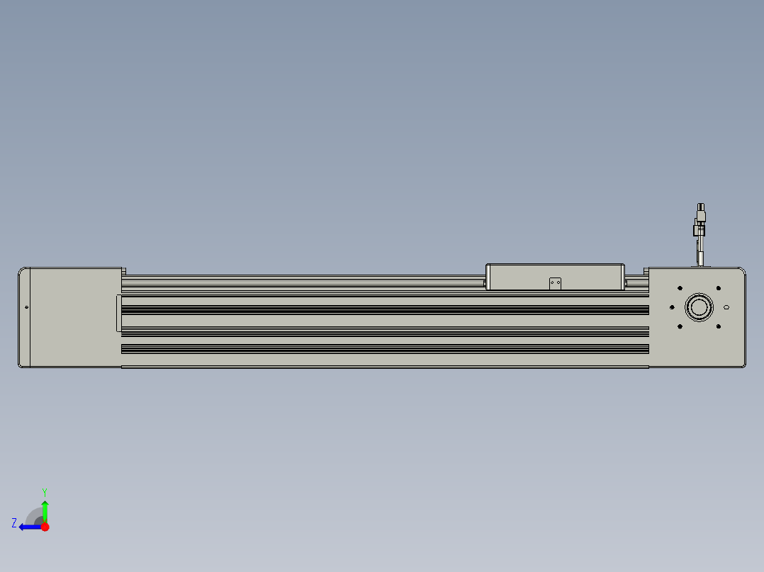 威洛博直线电机模组EB10-L224-S450-L-ZP75-MS3-5K右视图