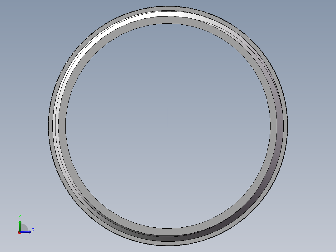 对丝-圆边等径 DN32左视图