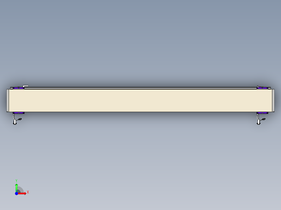 威洛博VL系列直线电机模组-2VL22H1-S2200前视图