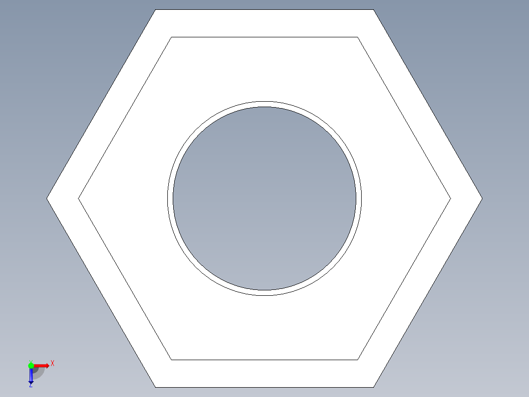 CPVC管件16A-Sch80_ReducerBushing_SxSPIG_9837-666FB_Sch80PVC_Flush Style Reducer Bushing (SxSPG)俯视图