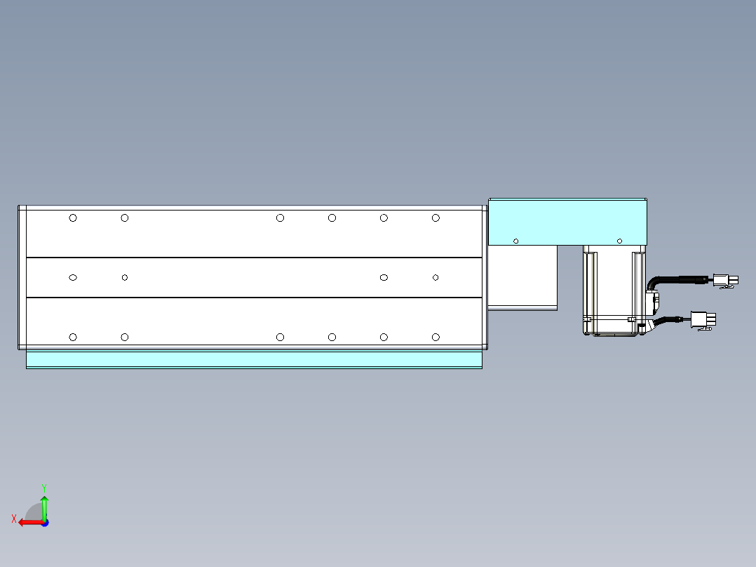 威洛博VBC同步带传动一无尘环境VBC14-L45-S150-BR-ZP40-C3后视图