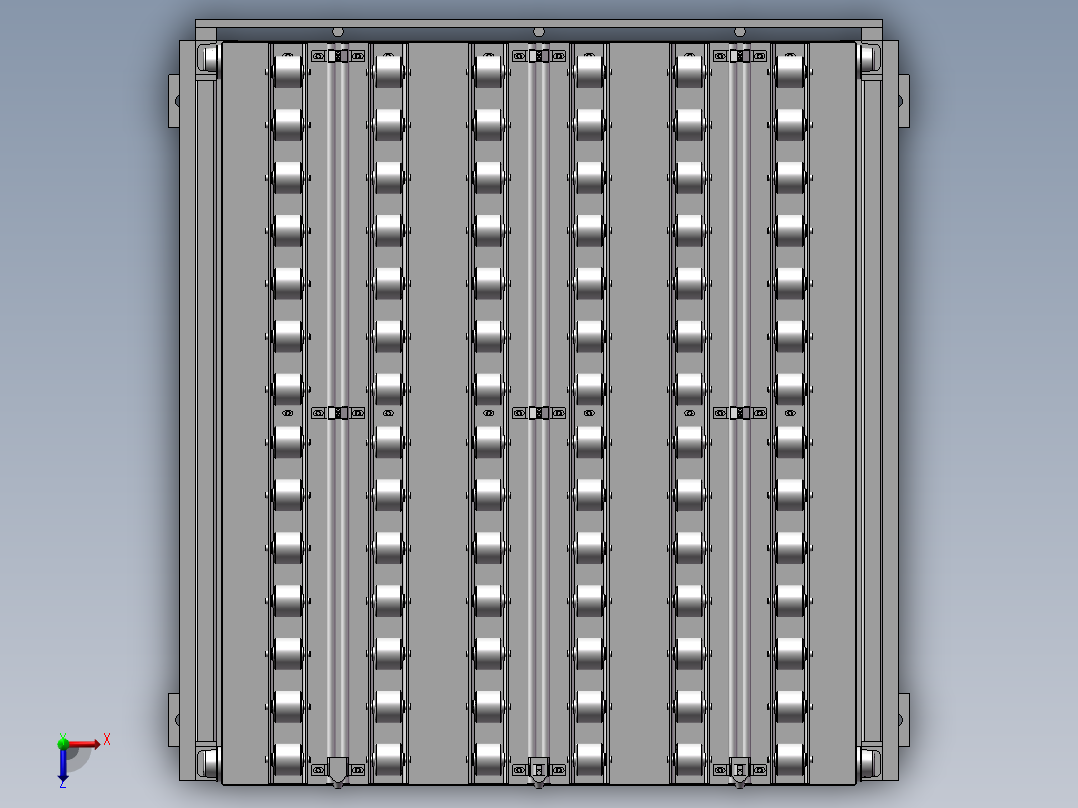 缸体毛坯升降机（液压升降机）俯视图