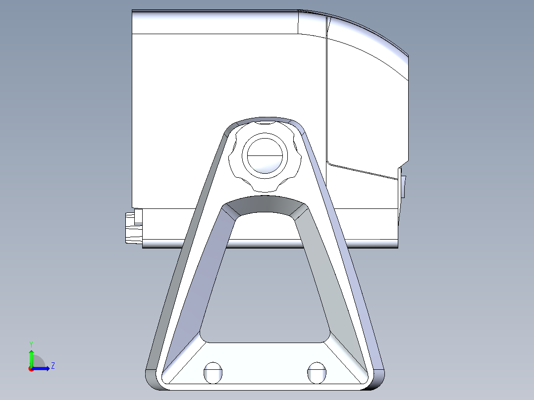 基恩士SJ-F2010_kc图纸模型左视图