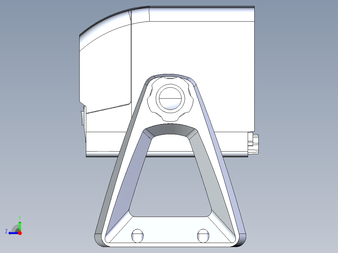基恩士SJ-F2010_kc图纸模型右视图