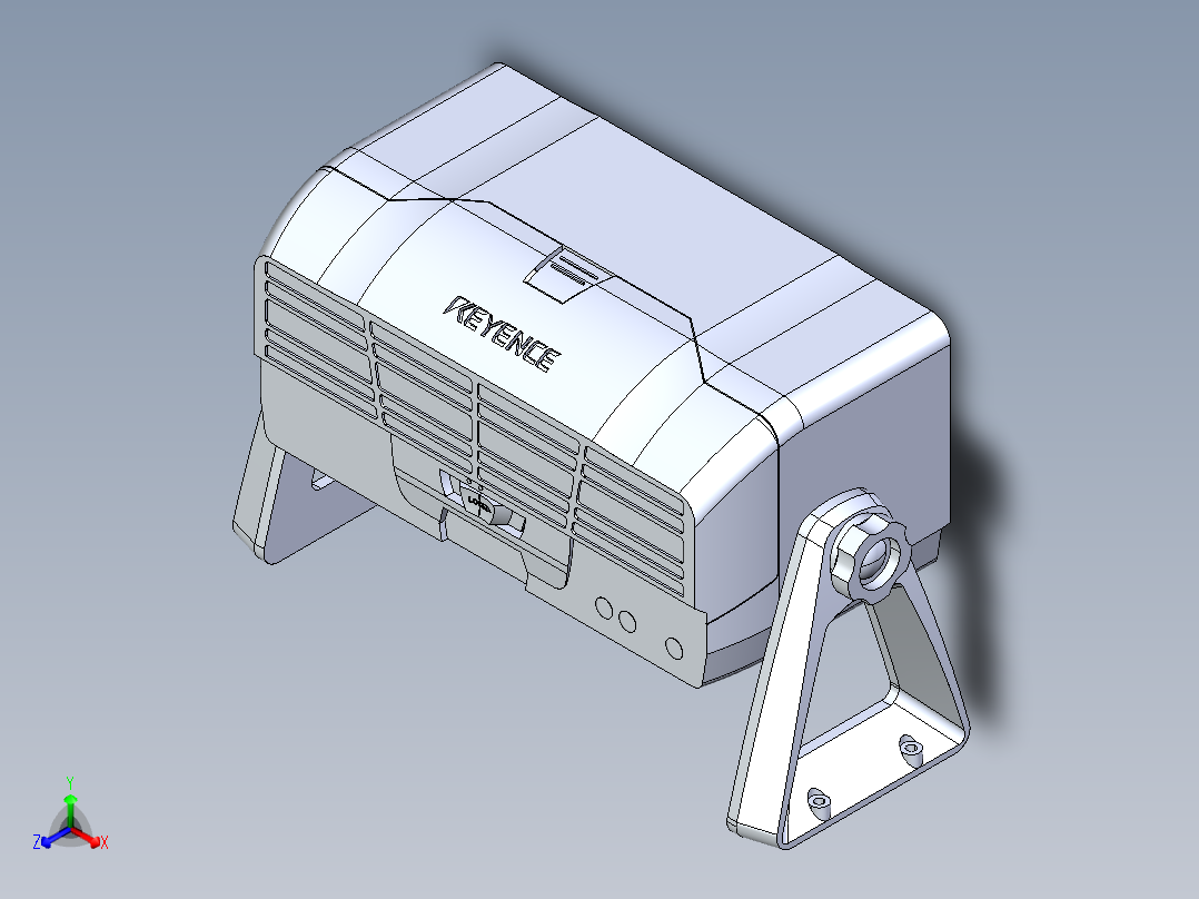 基恩士SJ-F2010_kc图纸模型正等轴测图