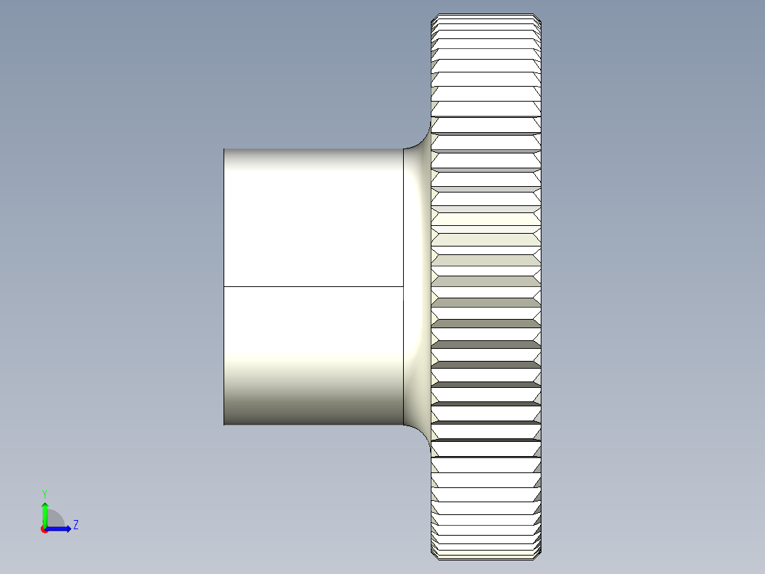 把手2478-3D多系列多零件图纸模型左视图