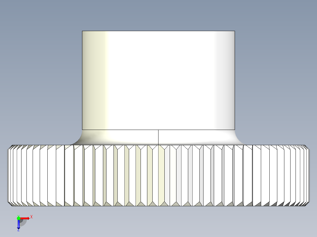 把手2478-3D多系列多零件图纸模型俯视图