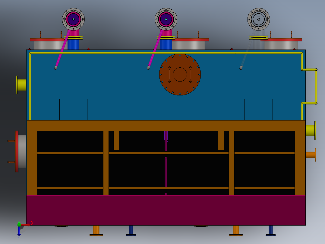 30T一体化净水器sw16可编辑俯视图