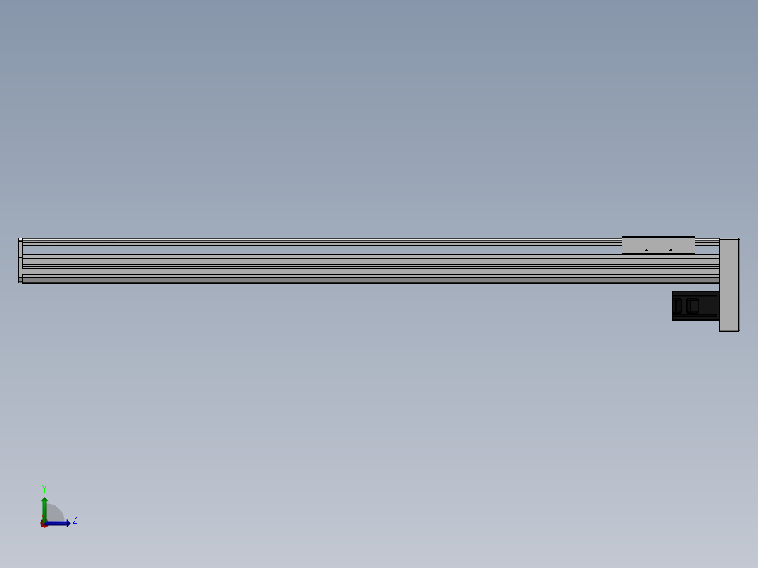 精密模组MY170-T10-1200L-BM-P75B-C4-C左视图