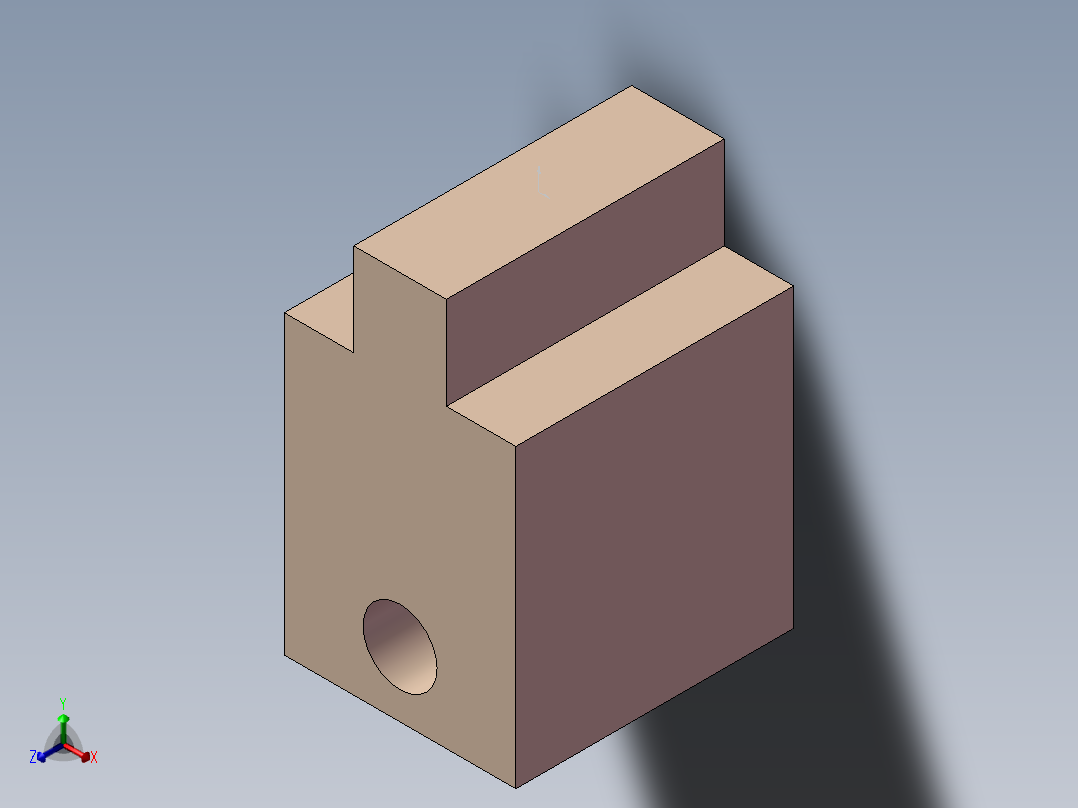S10 滑动块正等轴测图