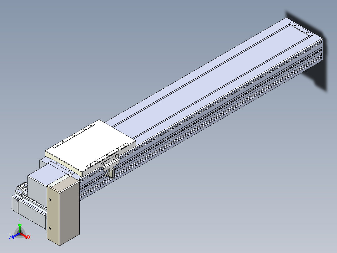 同步带全封闭直线模组TPA-HCB-120D-90-L550-RP-Y-P40-N3