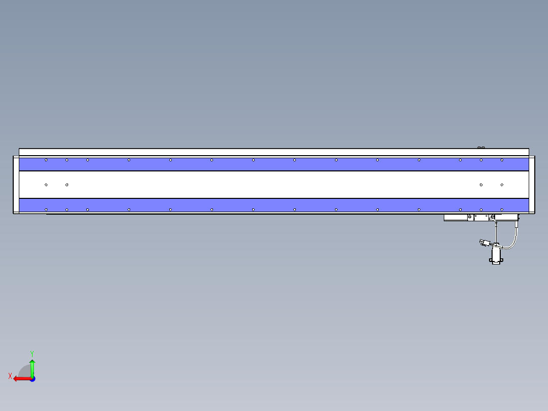 威洛博VL系列3d模型模组VL14S2Y-S1000后视图
