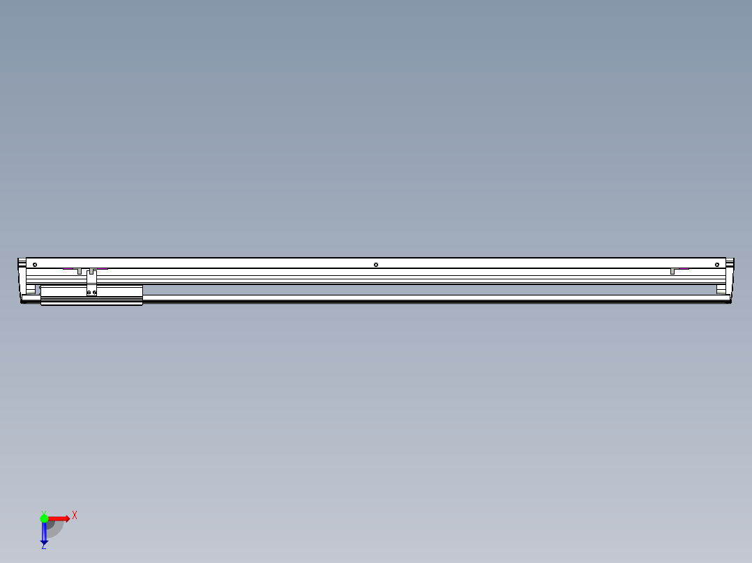 威洛博VL系列3d模型模组VL14S2Y-S1000俯视图