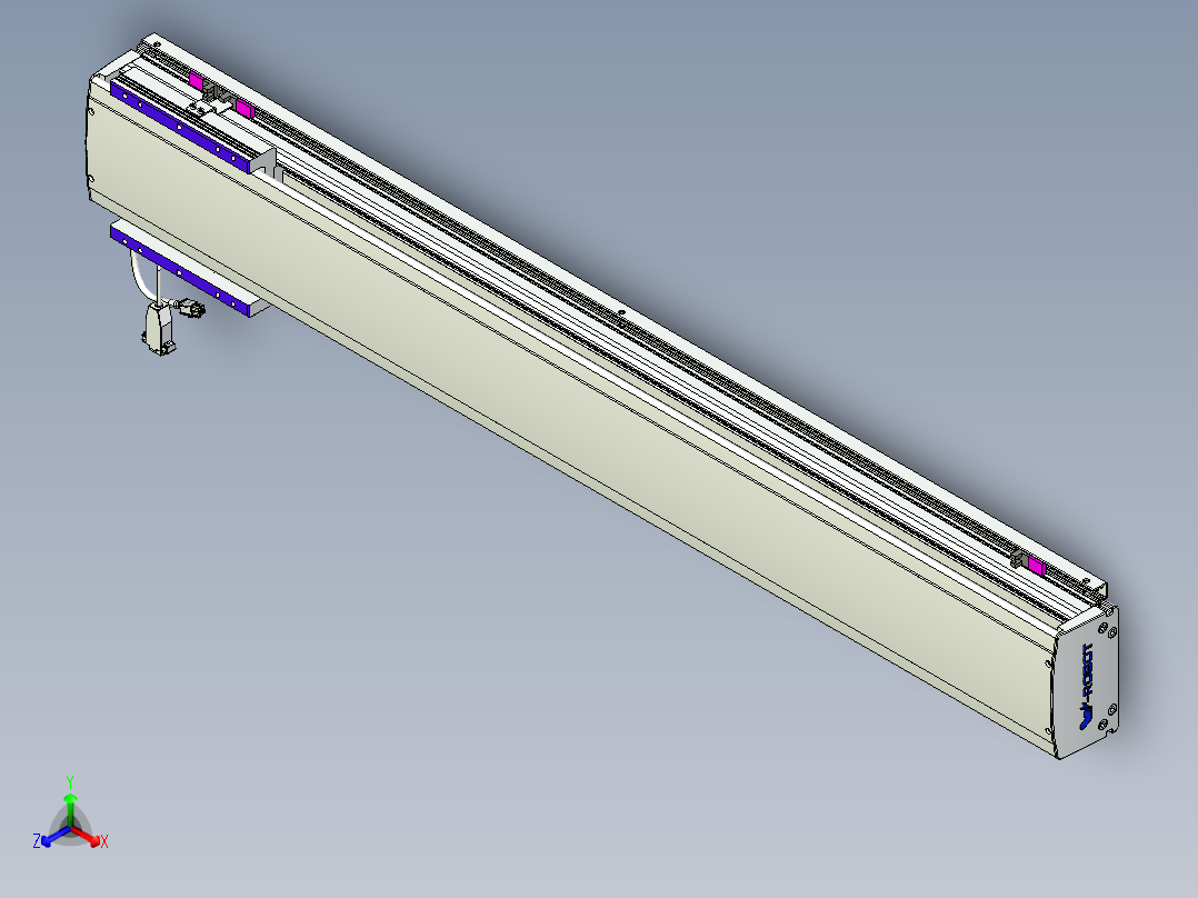 威洛博VL系列3d模型模组VL14S2Y-S1000正等轴测图