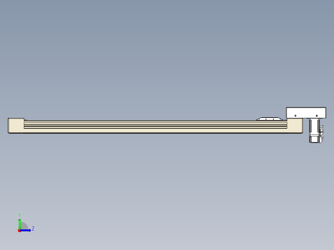 同步带全封闭直线模组TPA-HCB-65S-90-L850-M-Y-P10-N3左视图