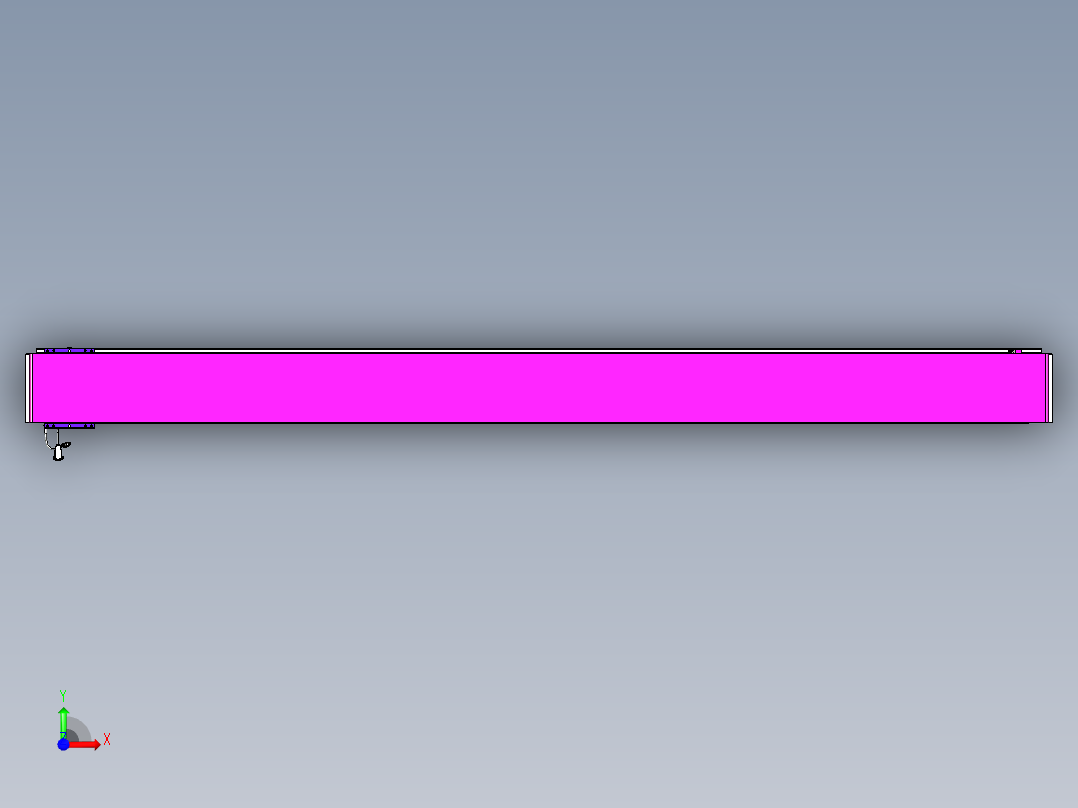 威洛博VL系列直线电机模组-VL22H2-S3000前视图