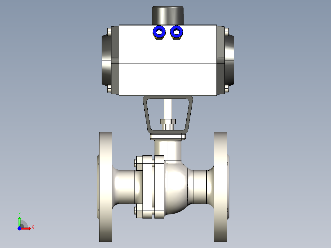 阀门模型-DN32____前视图