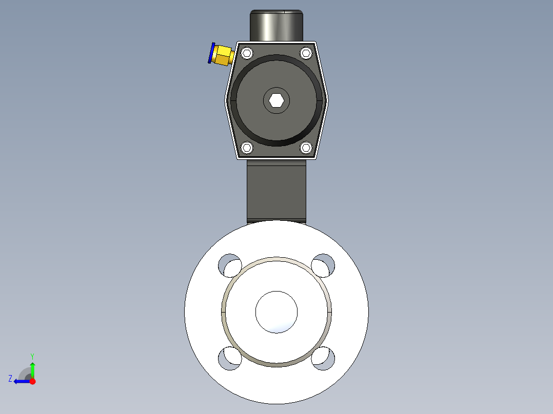 阀门模型-DN32____右视图
