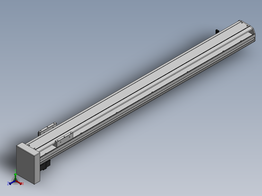精密模组MY120-T10-1000L-BM-P10B-C4-C正等轴测图