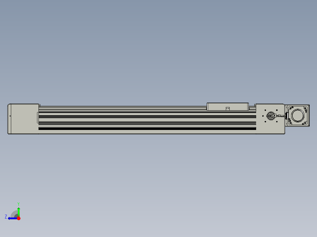 威洛博直线电机模组EB10-L224-S700-BL-ZP75-MS3-5K右视图
