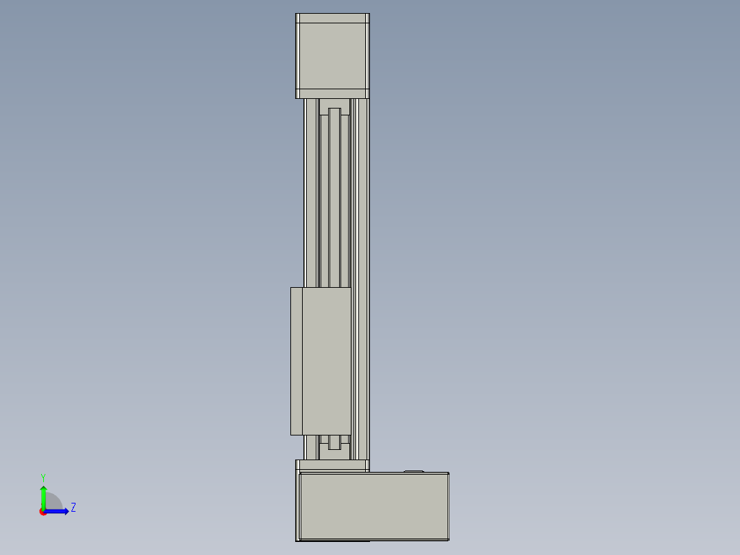 欧规系列-GB8-L96-S200-BLD-P40-MS3左视图