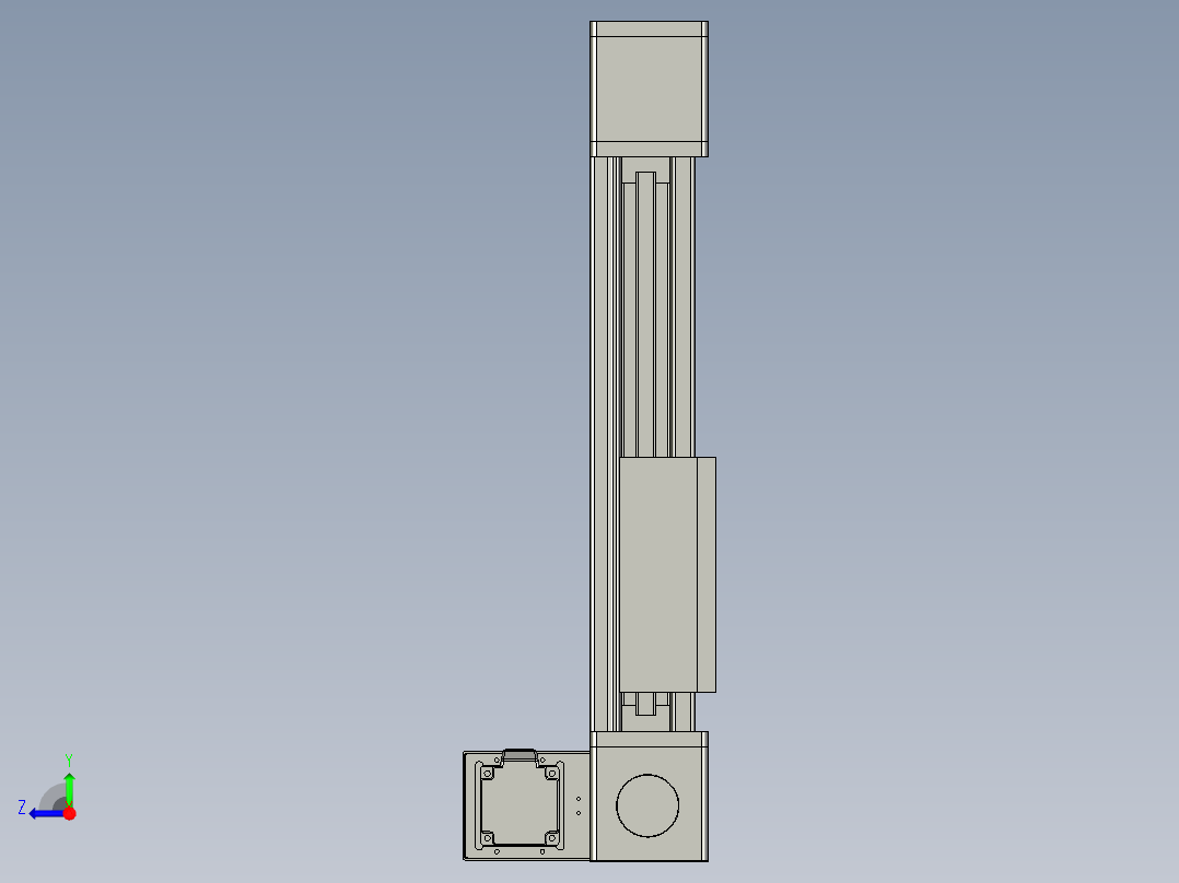 欧规系列-GB8-L96-S200-BLD-P40-MS3右视图