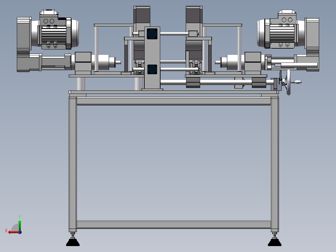 圆棒倒角机（sw18可编辑+工程图）后视图