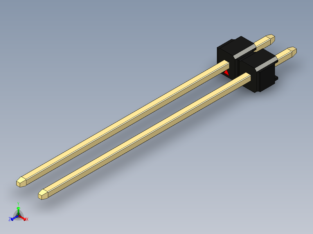 彩色公头100mil（2.54mm）系列-DS1021_black_1x02p_100mil_Type43_rev1.0