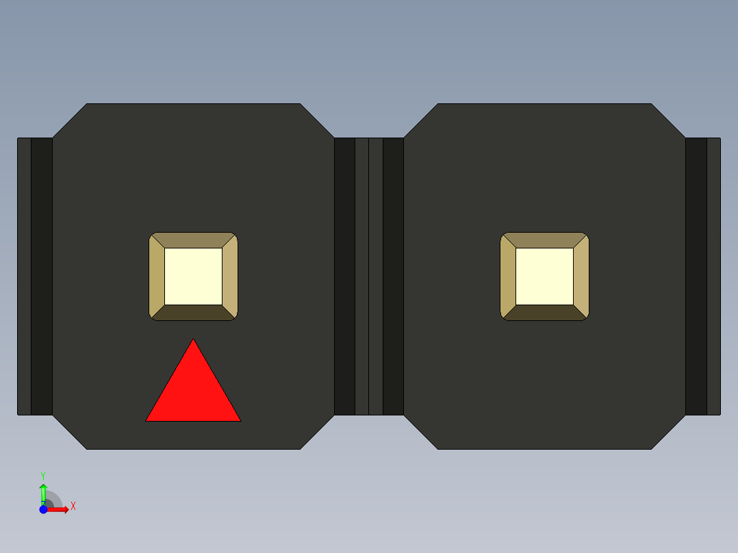 彩色公头100mil（2.54mm）系列-DS1021_black_1x02p_100mil_Type43_rev1.0前视图