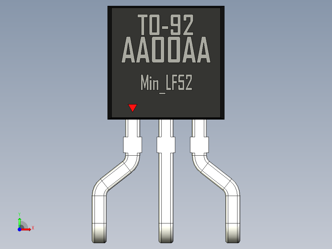 TO-92_Min_LF52_rev1.1前视图