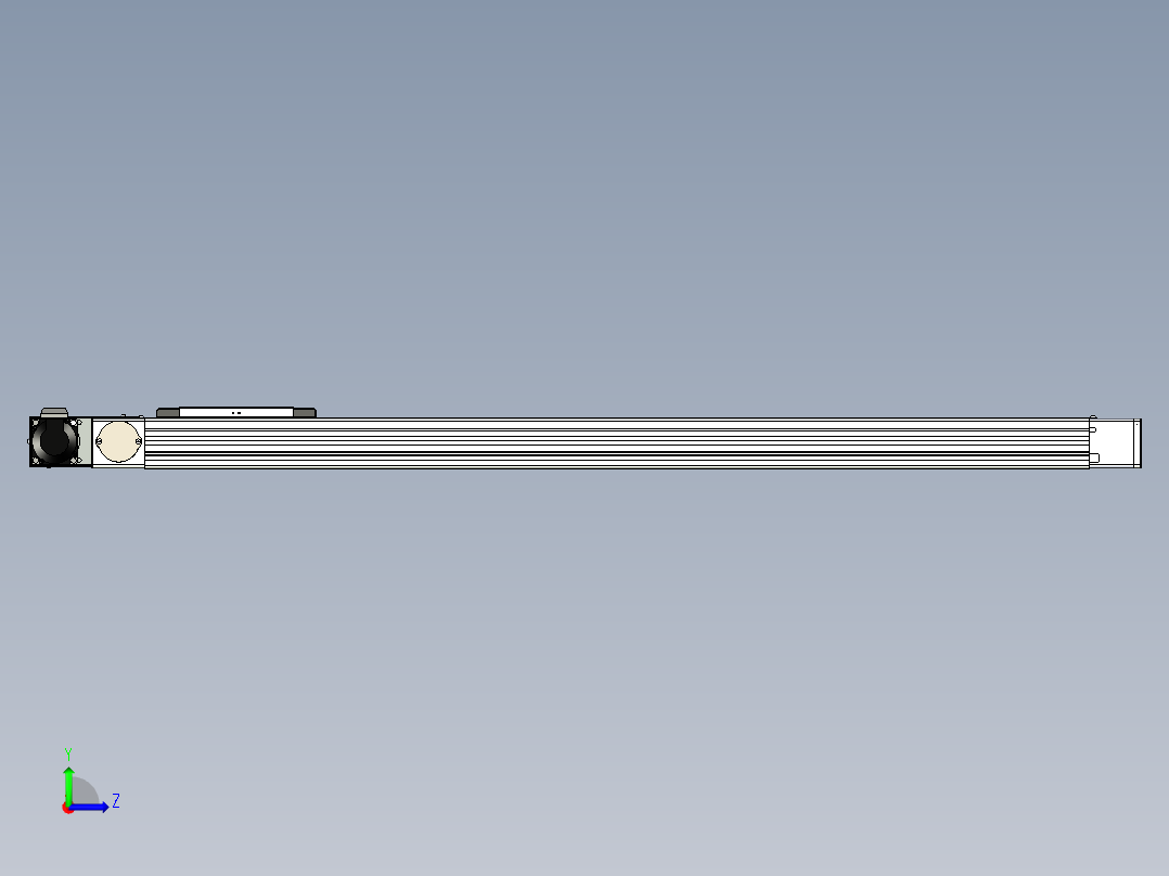 同步带滑台-欧规BC6H-L60-S1000-R-ZP40-D3左视图