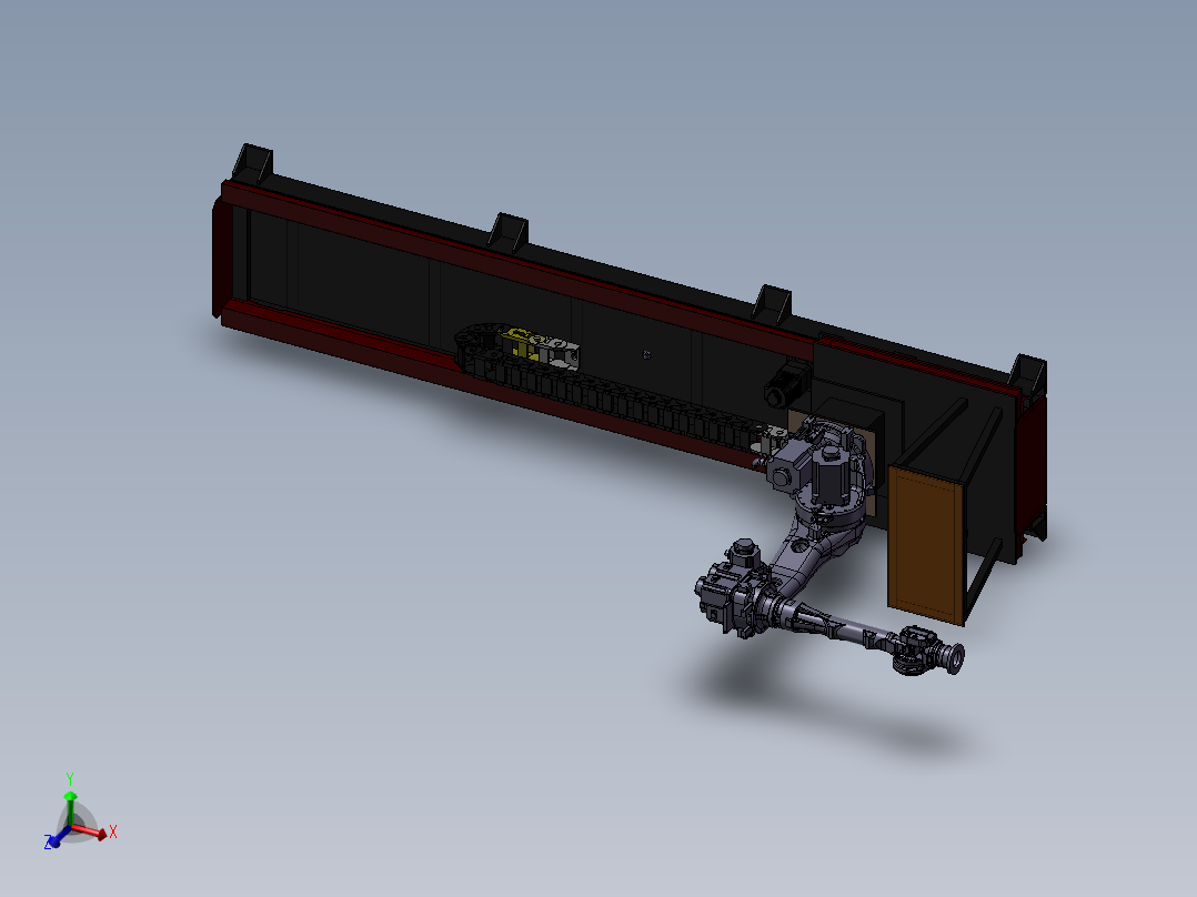 <span style='color: red'>机器人</span>行走轴和安川MH50<span style='color: red'>机器人</span>