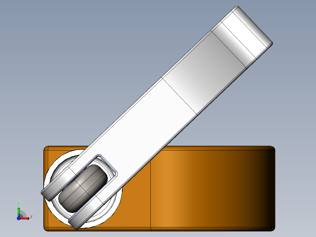 自行车-座椅后夹+318+X+20mm前视图