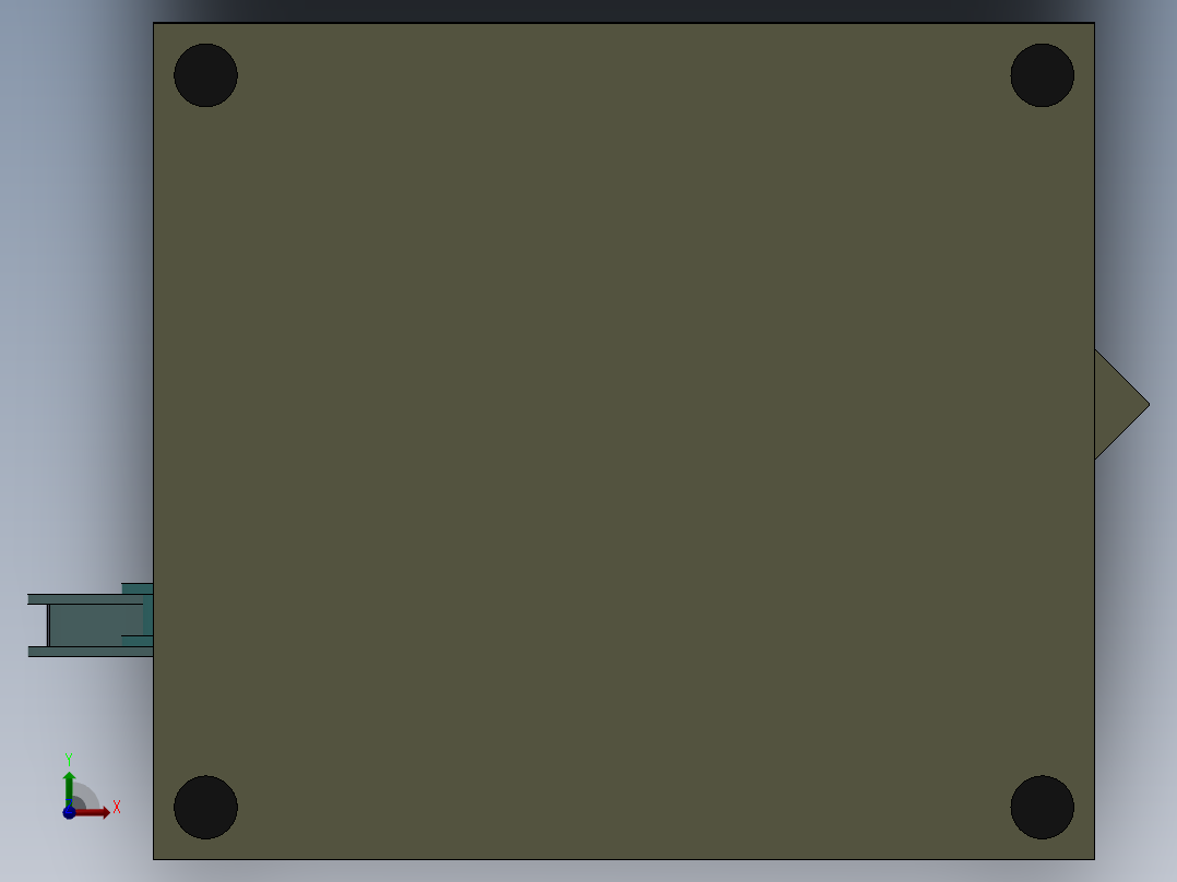 PCB板双面贴胶机（贴双面胶设备） (1)前视图