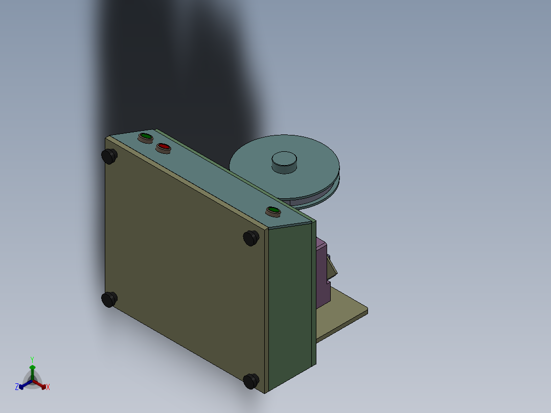 PCB板双面贴胶机（贴双面胶设备） (1)正等轴测图