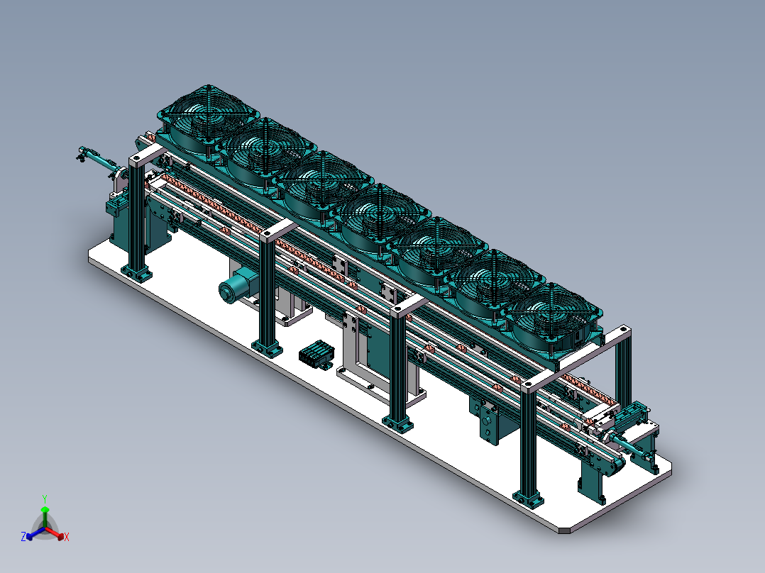 冷却吹风<span style='color: red'>输送机</span>构