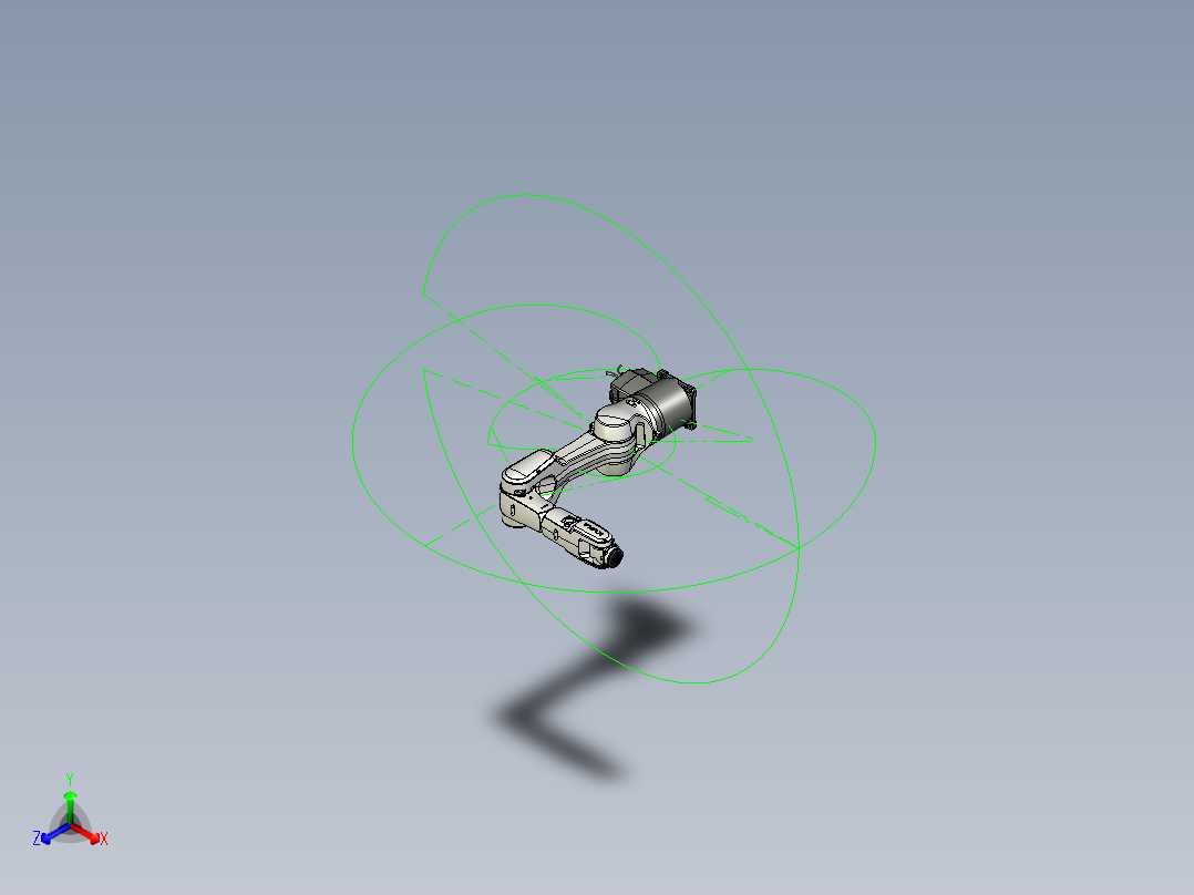 KR-10-R1100-2-3D数模图正等轴测图