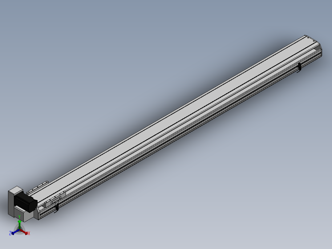 精密模组MT140-L110-1700-LU-M40-C4正等轴测图