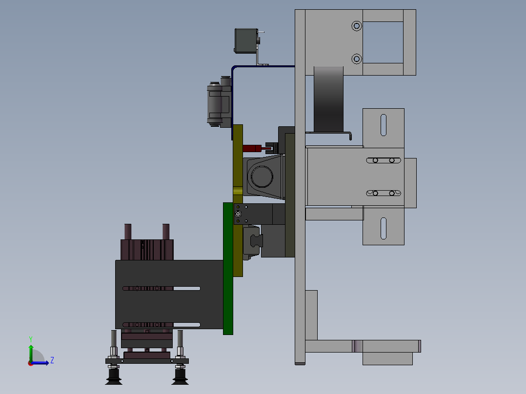 移栽机械手左视图