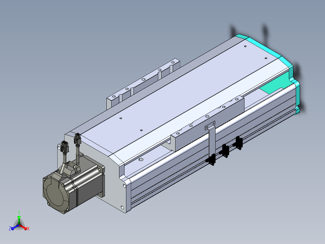 东锦丝杆传动-直线滑台模组DH210-C-L10-S100-BC-P750W-C3