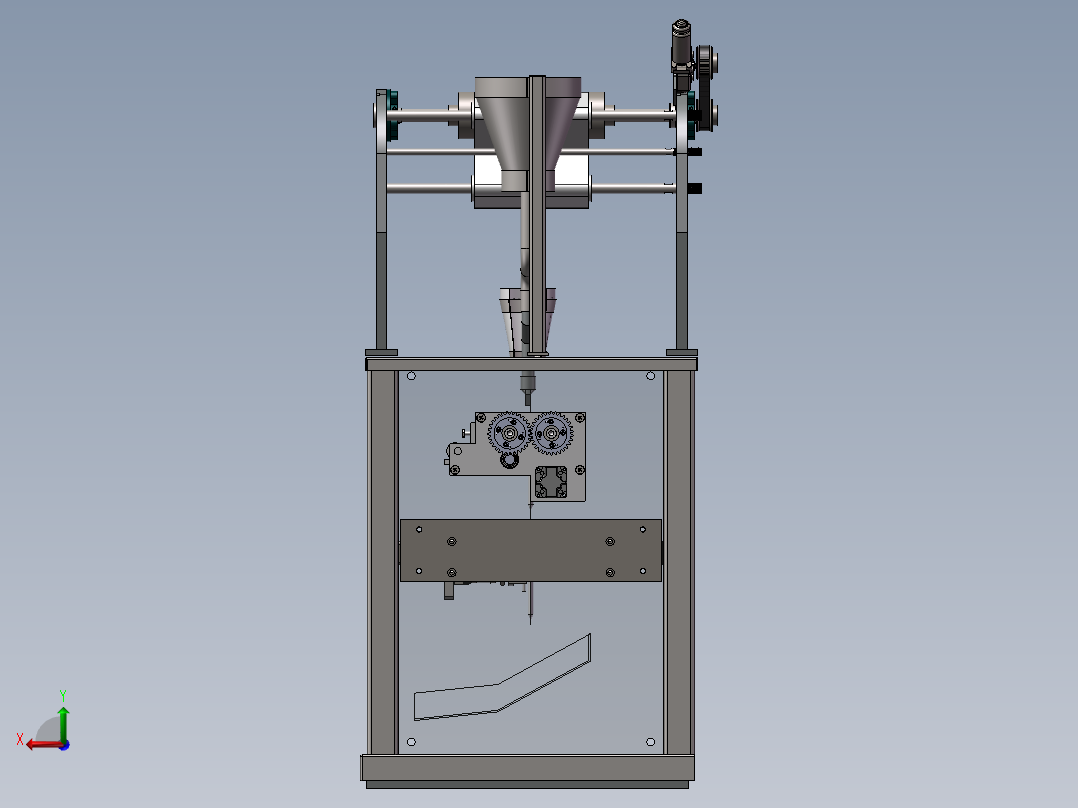 牛奶液体包装机sw12后视图
